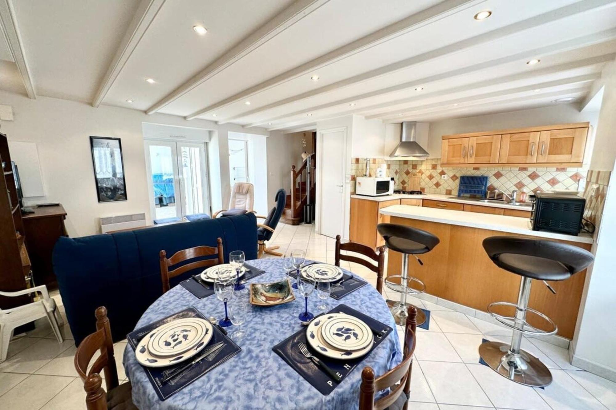 Maison De Charme Terrasse 5Min Des Plages Port-Louis Zewnętrze zdjęcie